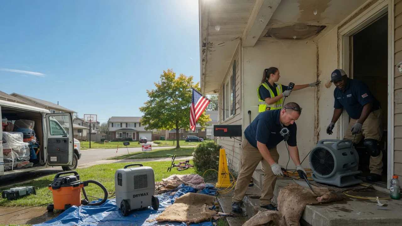 Water Damage Restoration in Denton, KY near me